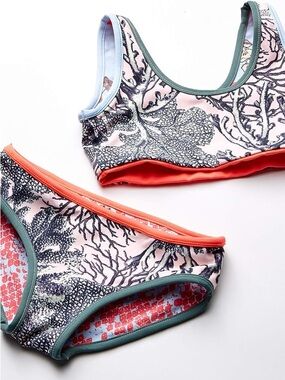 Girls Maaji Finding Flipper Reversible Bikini Set